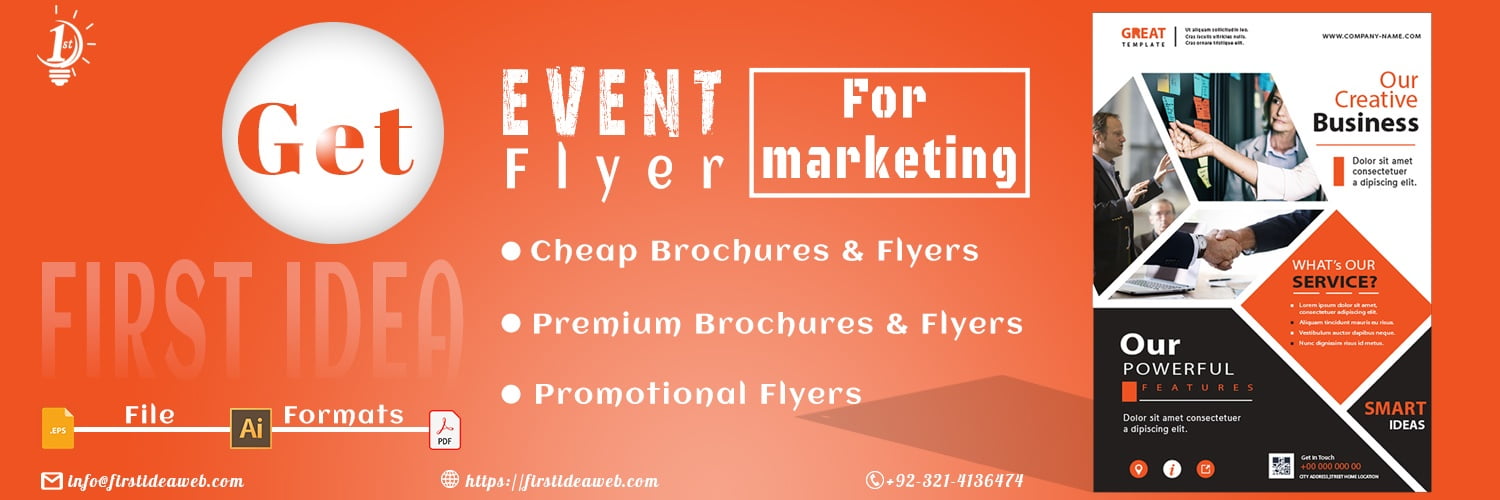 Event Flyer for Marketing – Cheap & Premium Brochures