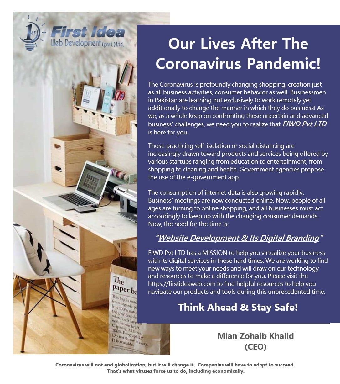 CEO Message, life after corona, virtual business, technology, future technology, Business Strategy After COVID-19, The business implications of COVID-19