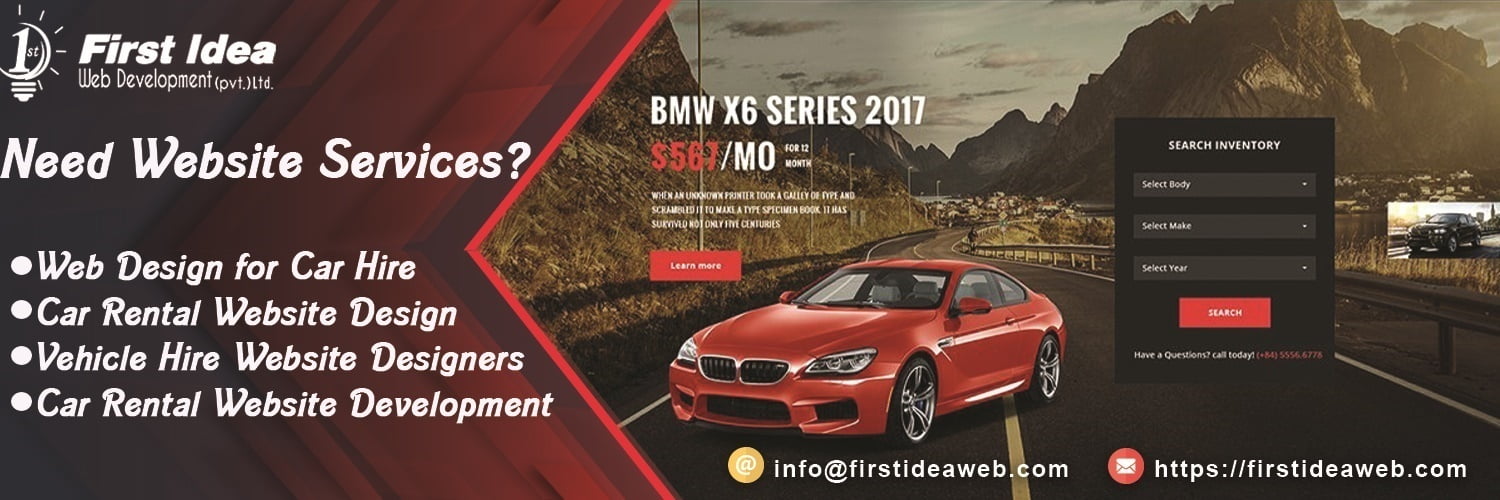 Vehicle Hire – Car Rental Web Development Services – Easy to Approach – Order Now!