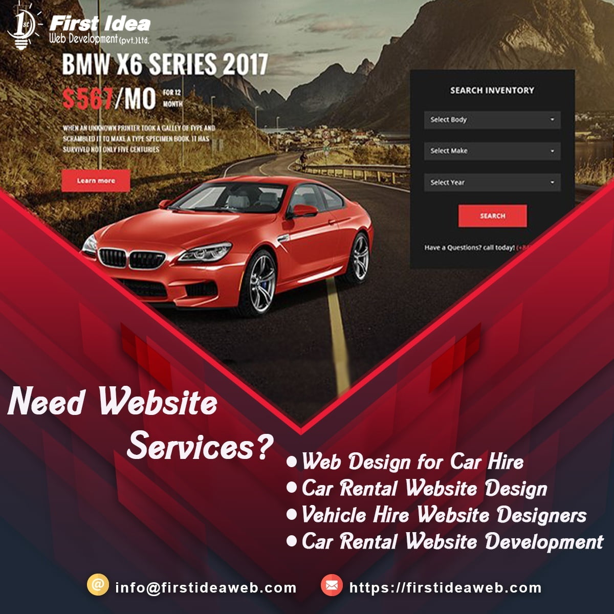 car rental website development, Car Rental Website Design, Web Design for Car Hire, Vehicle Hire Website Designers,