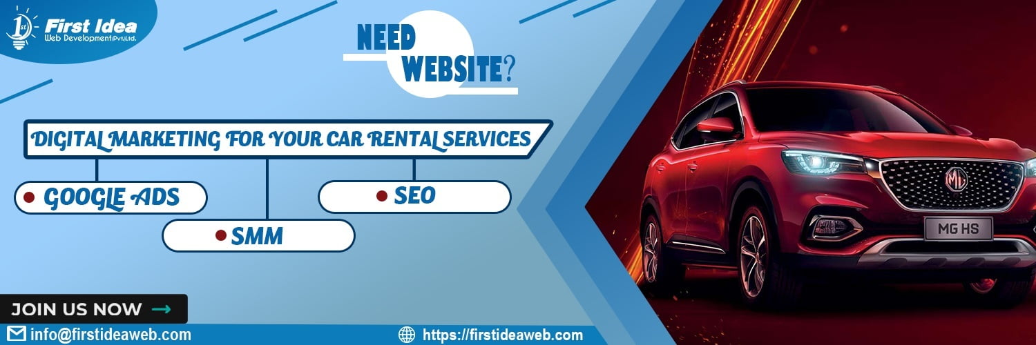 Car Rental Digital Marketing – Reach your client through SEO, SMM, & Google/Fb Ads