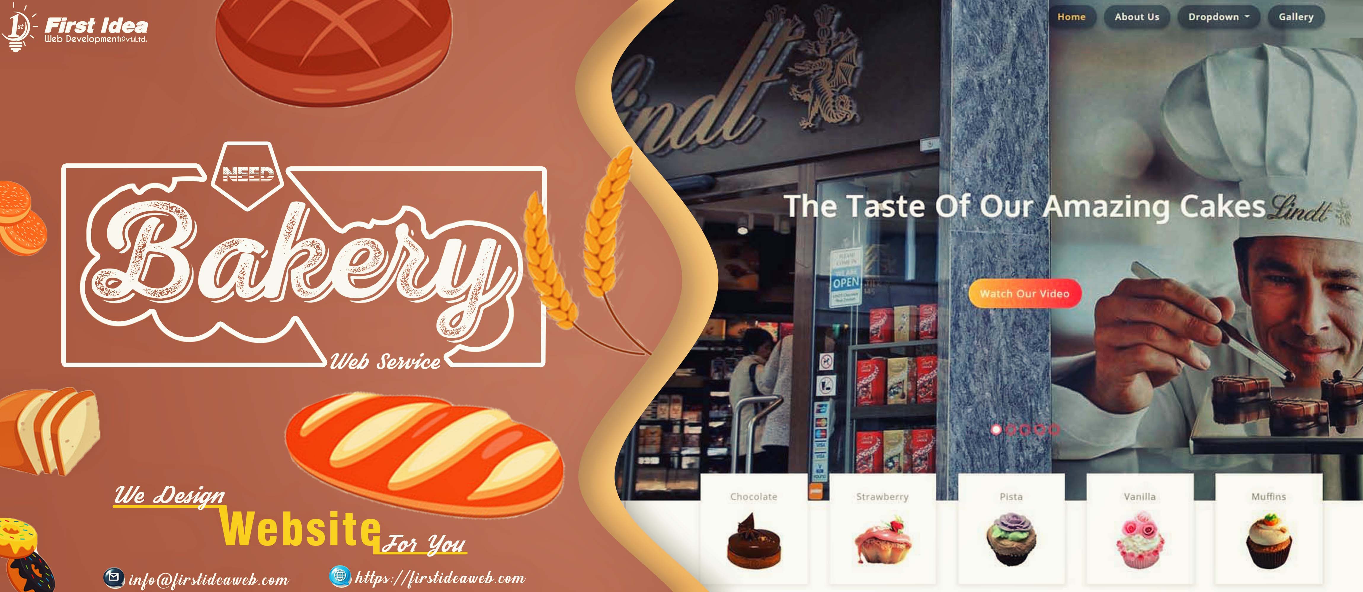 Bakery Website Designers & Developers Available at Affordable & Lowest Price!