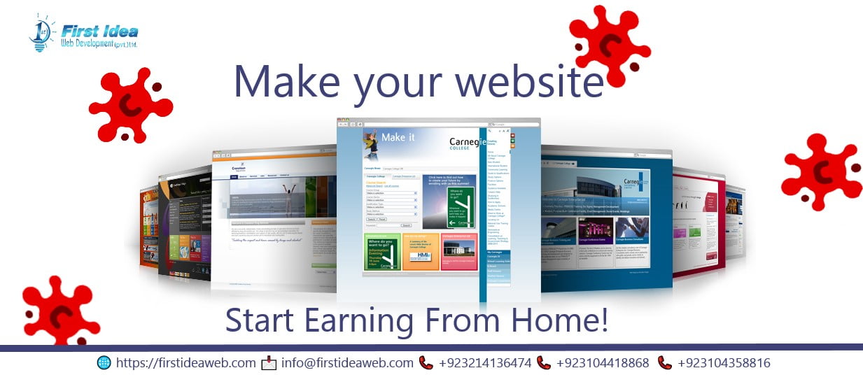 Having severe Business Break Downs in your area? Make Website & Earn Online!